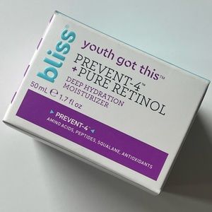 Bliss prevent 4 retinol moisturizer new in box